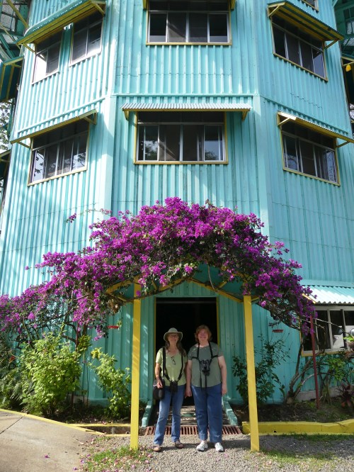 Diane and me in front of Canopy Tower