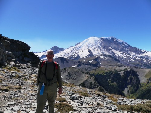 Phil and I conquered Mt. Fremont.